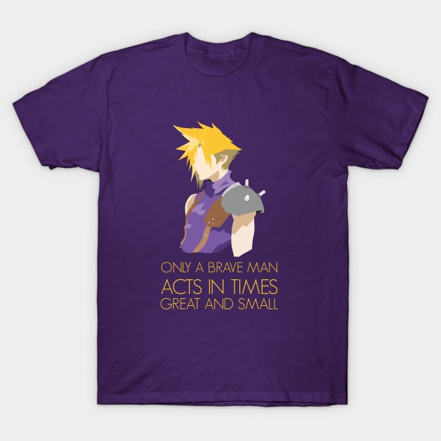 Moving Cloud Strife Quote T-Shirt by Kidrock96
